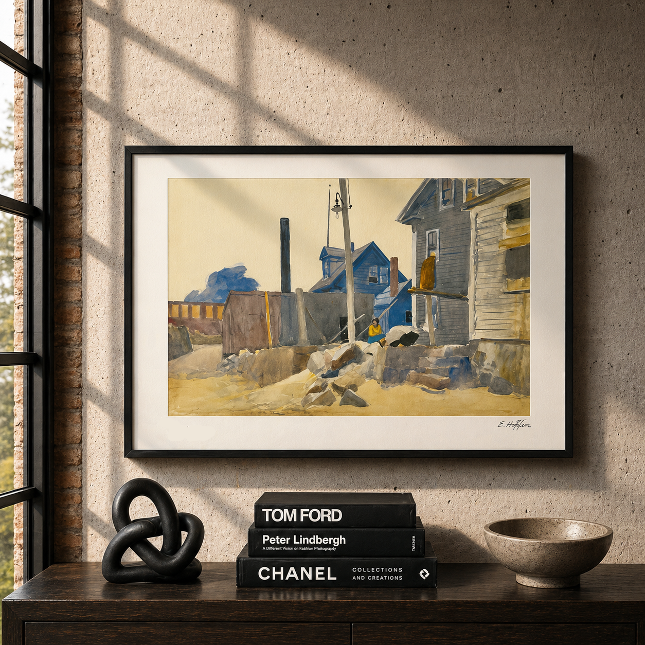 Edward Hopper House on the Shore Lithograph Arches 300gsm 42x59 cm