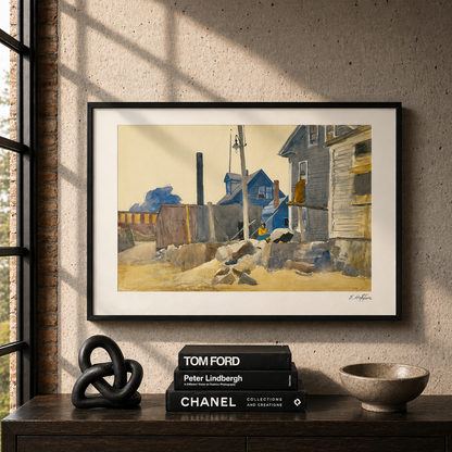 Edward Hopper House on the Shore Lithograph Arches 300gsm 42x59 cm