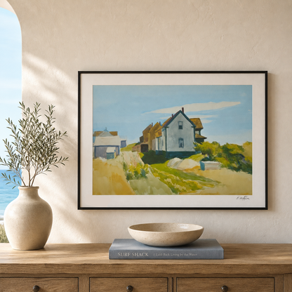 Edward Hopper Group of Houses Lithograph Arches 300gsm 42x59 cm