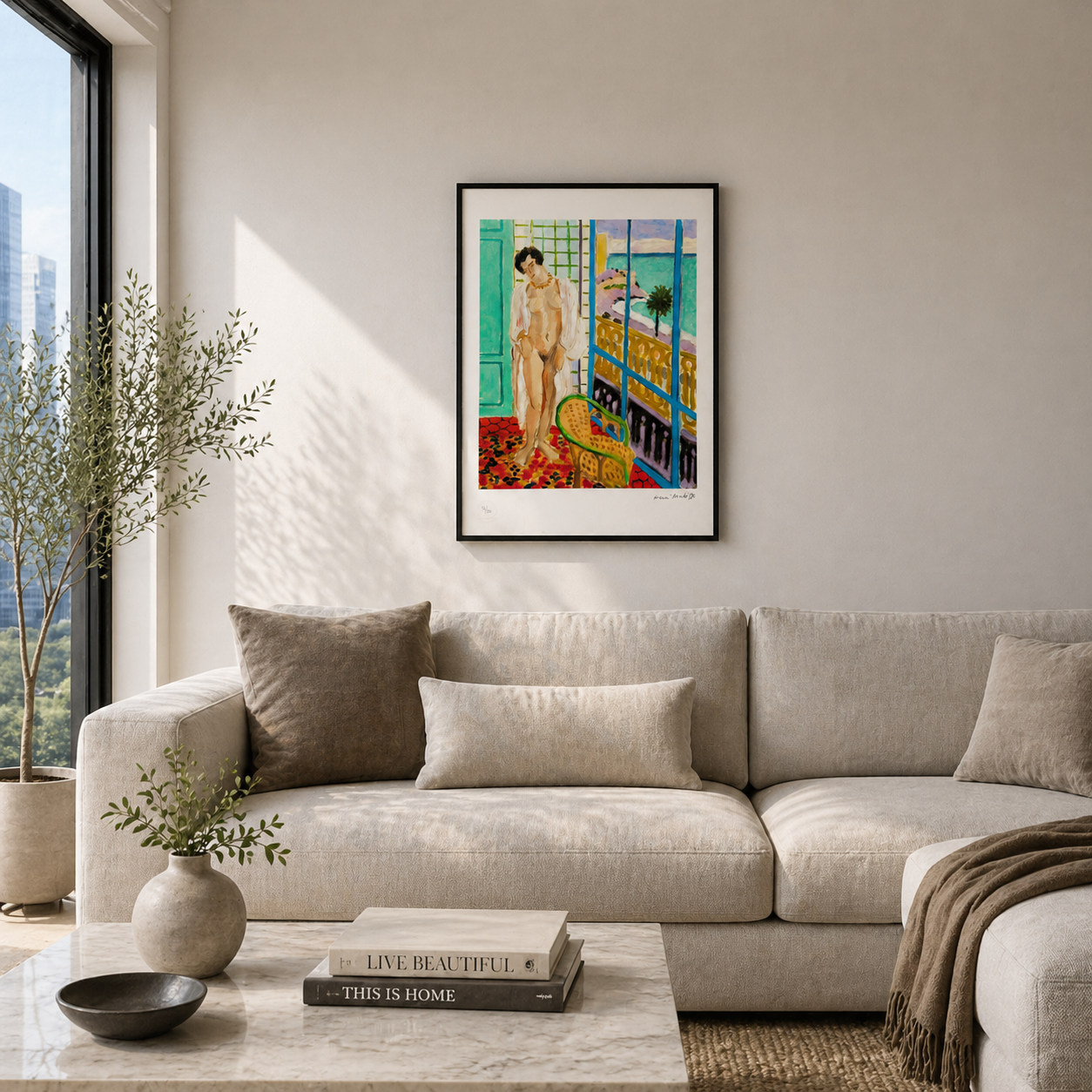 Henri Matisse Nude at the Window Lithograph on Arches 300gsm paper 42x59 cm