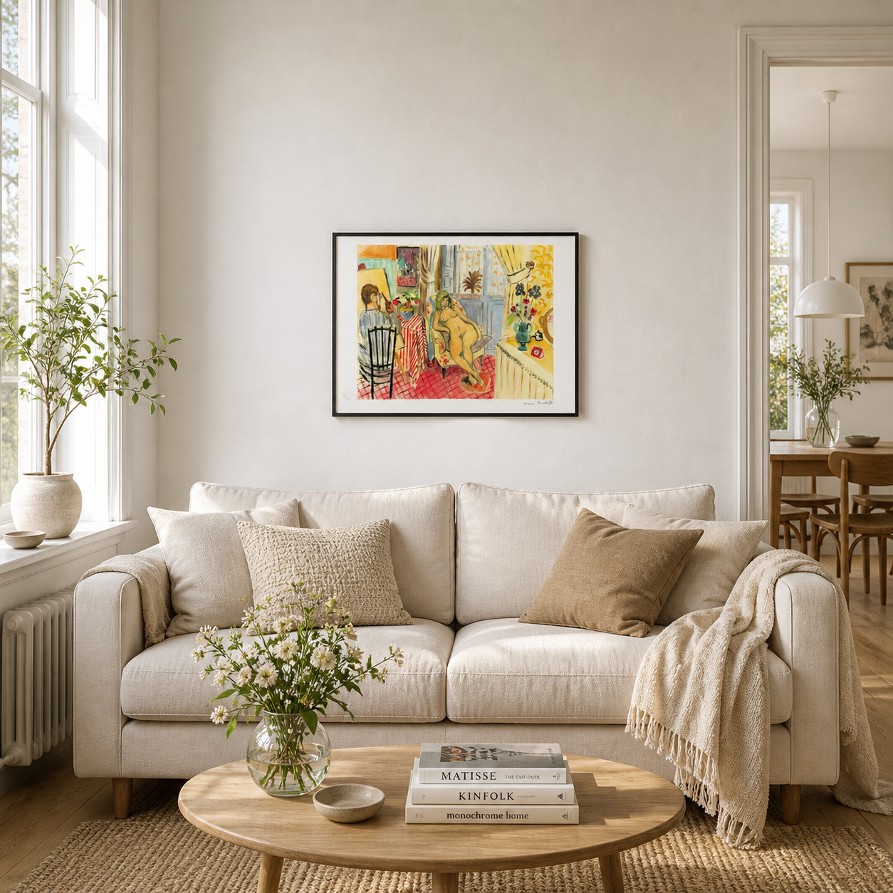 Henri Matisse The artist and the nude model Lithograph on Arches 300gsm 42x59 cm