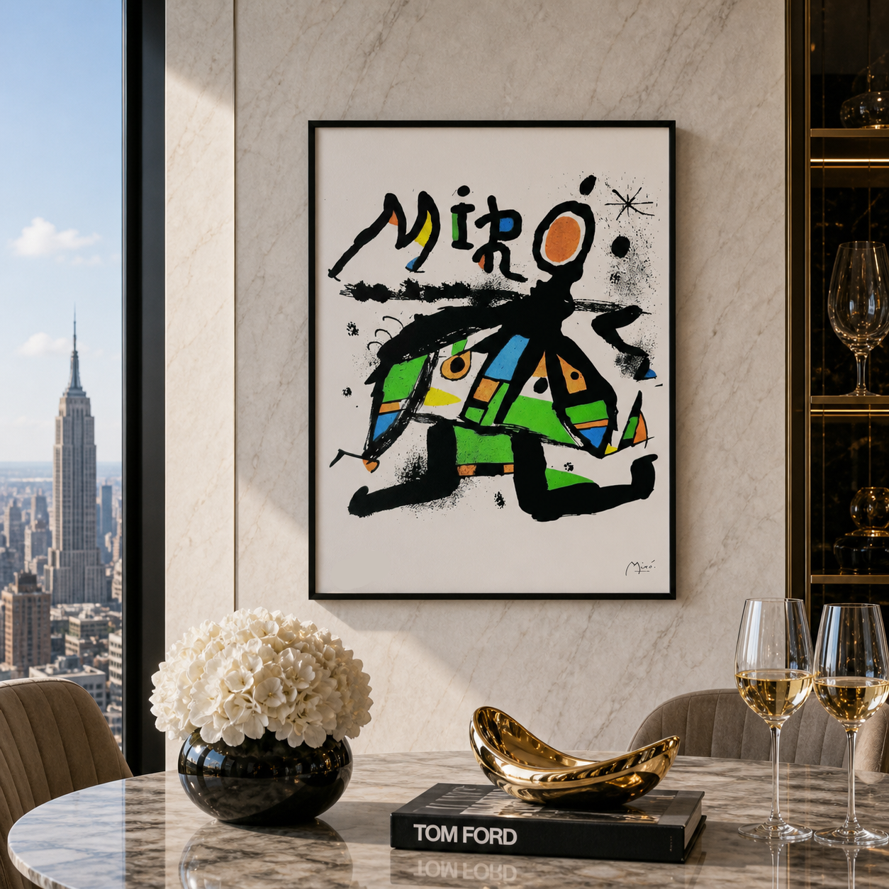 Joan Miró typographic composition Lithography Arches 300gsm 42x59 cm