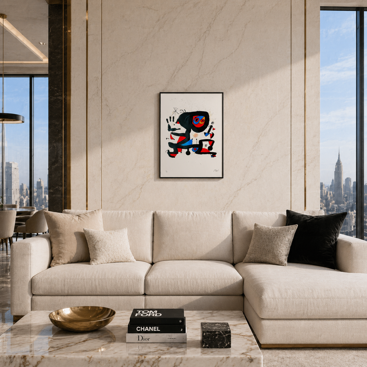 Joan Miró figurative composition Lithograph Arches 300gsm 42x59 cm