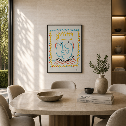 Pablo Picasso The King 1951 Lithograph Arches 300gsm 42x59 cm