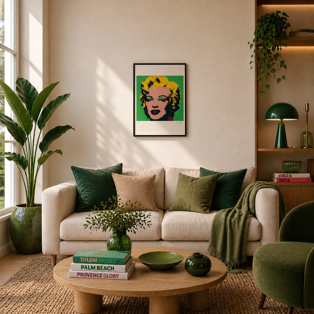 Andy Warhol Marilyn Monroe (Green & Yellow) Lithograph Arches 300gsm 42x59 cm
