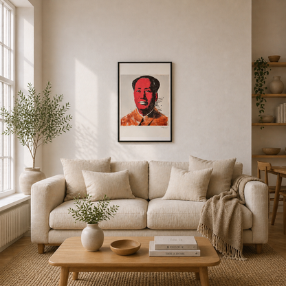 Andy Warhol Mao (Red & Orange) Lithograph Arches 300gsm 42x59 cm
