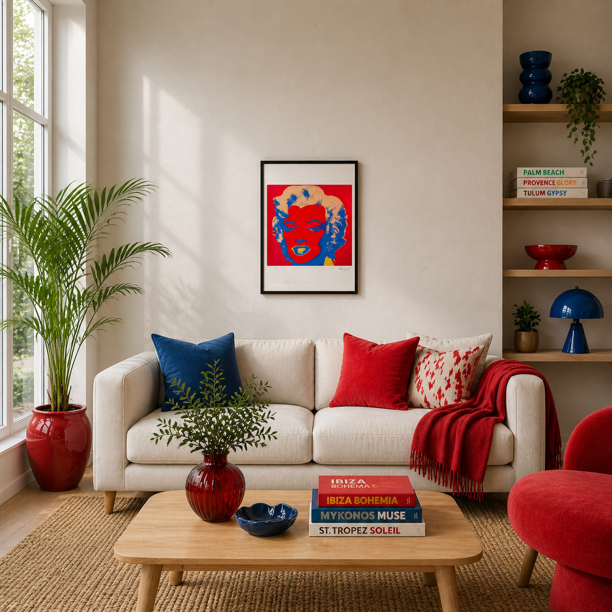 Andy Warhol Marilyn Monroe (Red & Blue) Lithograph Arches 300gsm 42x59 cm