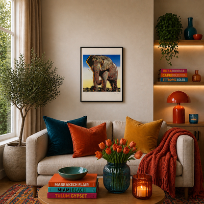 Andy Warhol Elephant (Animals) Lithograph Arches 300gsm 42x59 cm
