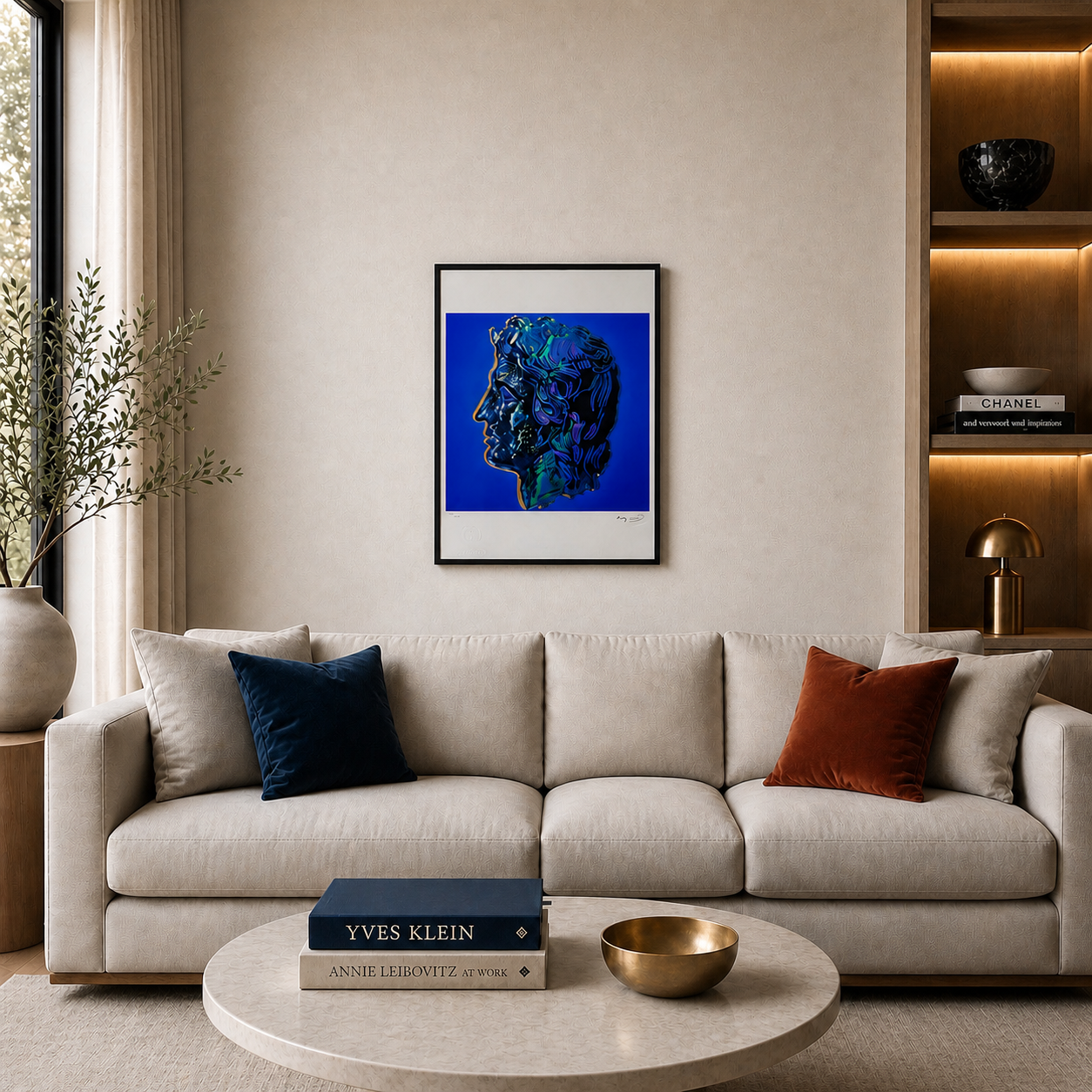 Andy Warhol Alexander the Great (Blue) Lithograph Arches 300gsm 42x59 cm