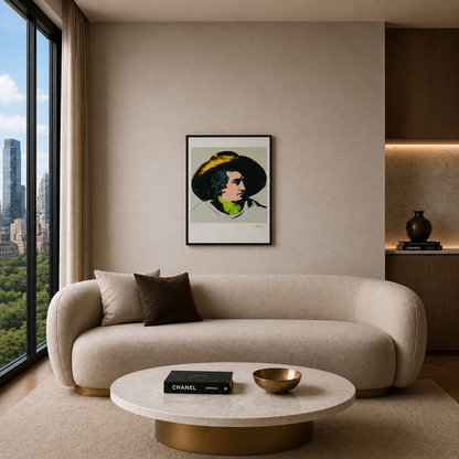 Andy Warhol Goethe (Grey-Black) Lithograph Arches 300gsm 42x59 cm