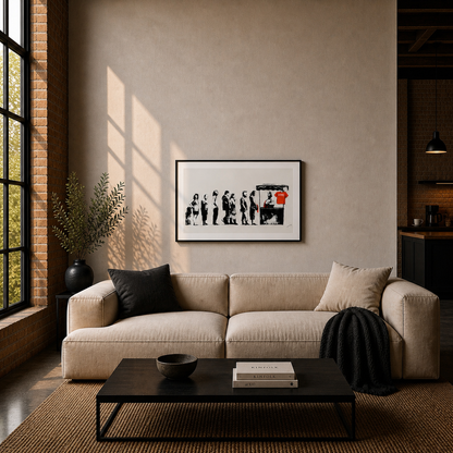 Banksy Festival Lithograph Arches 300gsm 42x59 cm