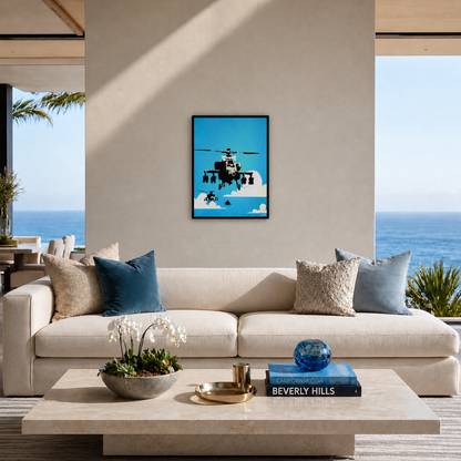 BANKSY Happy Chopper Lithograph Arches 300gsm 42x59 cm