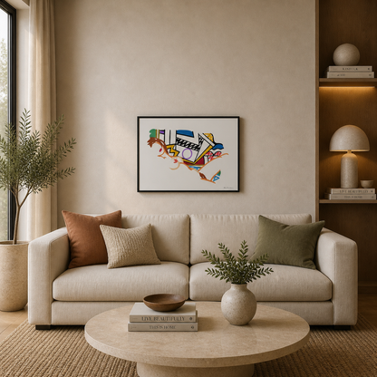 Tom Wesselmann Monica Nude with Lichtenstein Lithograph Arches 300gsm 42x59 cm