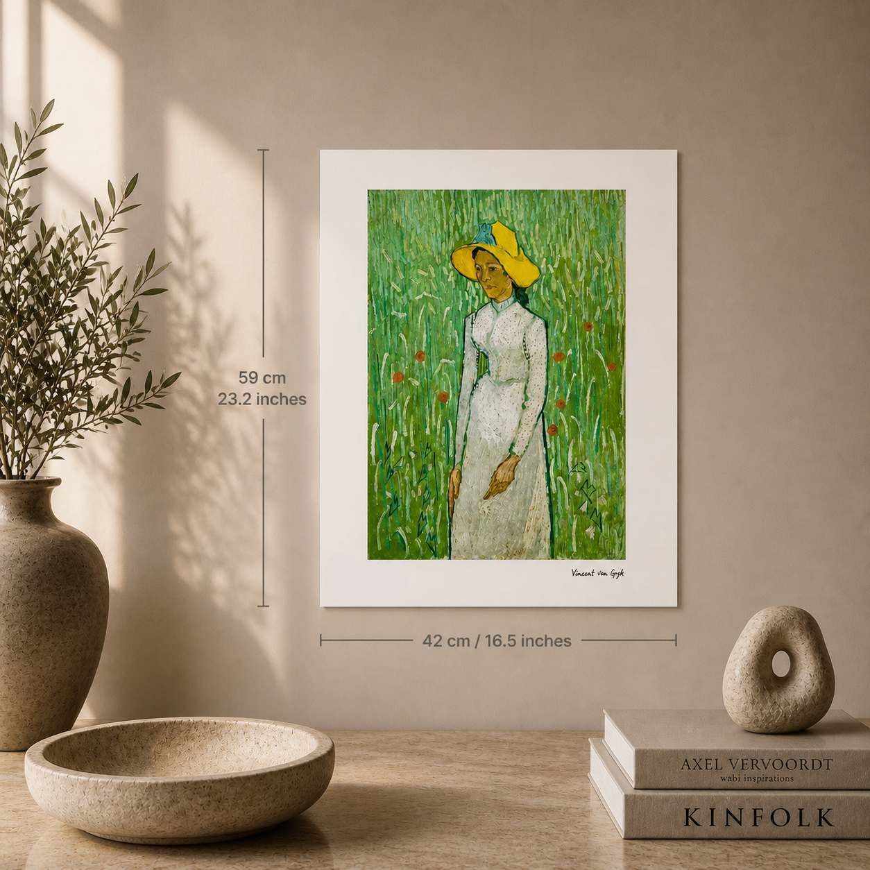 Vincent van Gogh – 'Girl in White' – Limited and numbered edition