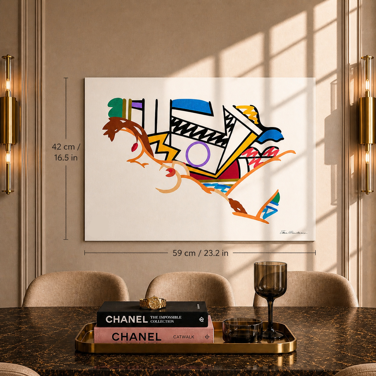 Tom Wesselmann Monica Nude with Lichtenstein Lithograph Arches 300gsm 42x59 cm