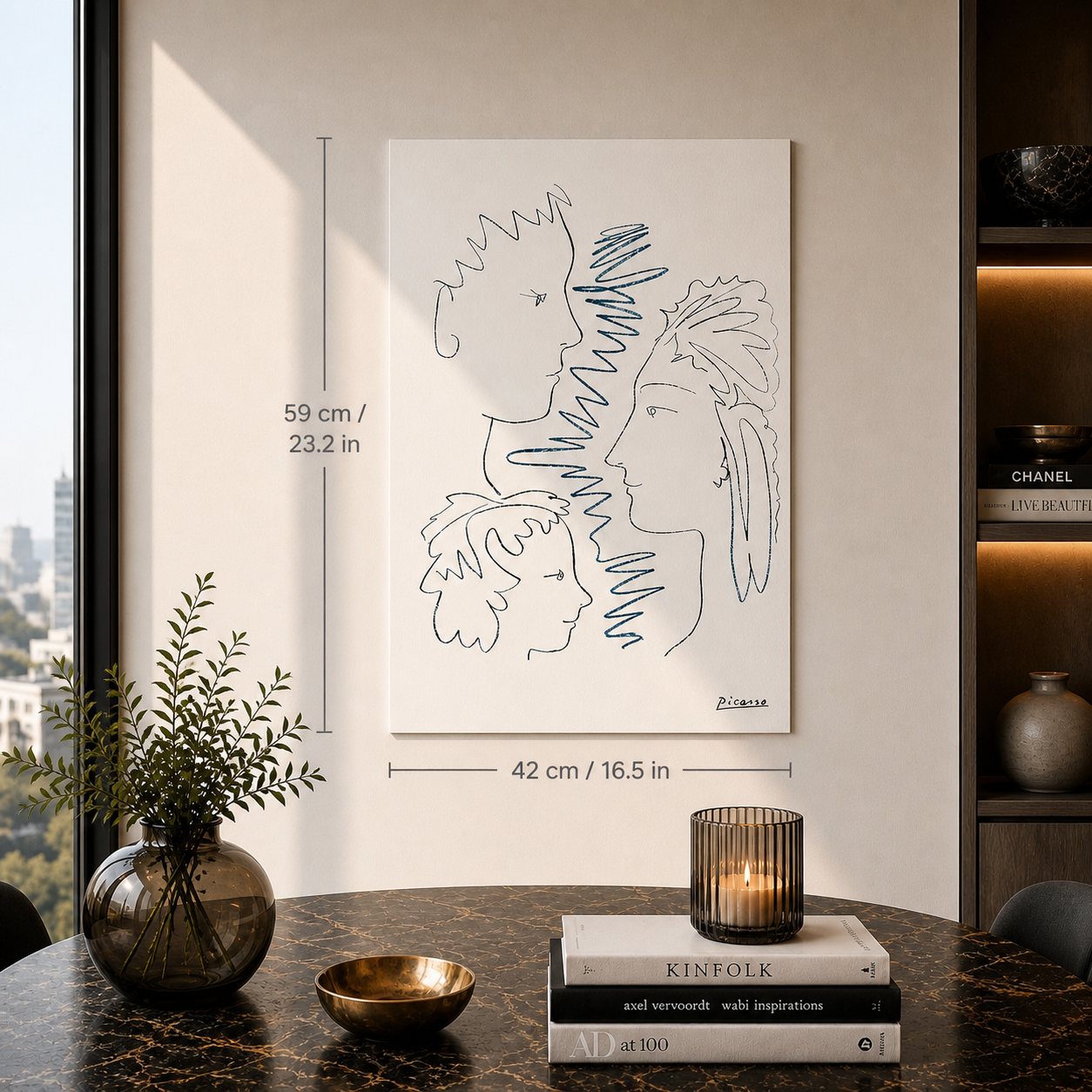 Pablo Picasso Faces Lithograph Arches 300gsm 42x59 cm