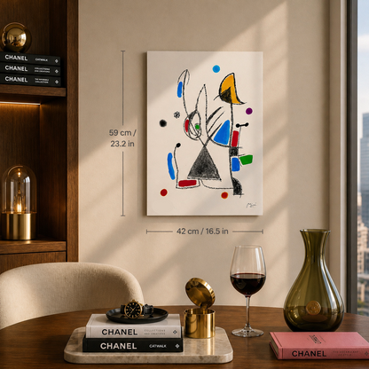 Joan Miró geometric line composition Lithograph Arches 300gsm 42x59 cm