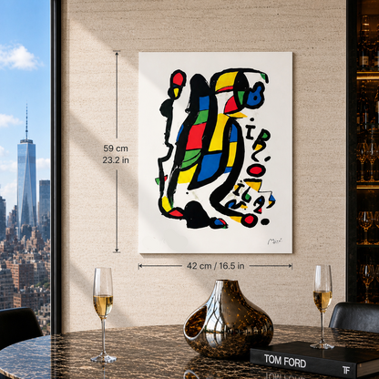 Joan Miró standing figureLithography Arches 300gsm 42x59 cm