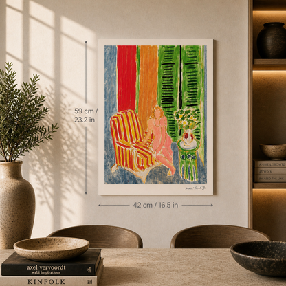 Henri Matisse girl in pink dress Lithograph on Arches 300gsm 42x59 cm