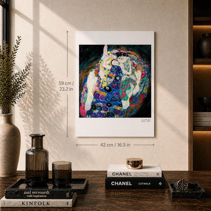 Gustav Klimt The Young Virgin Lithograph Arches 300gsm 42x59 cm
