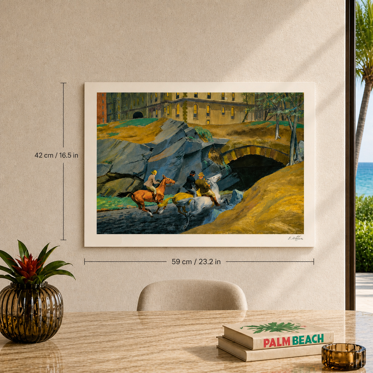 Edward Hopper Bridle Path Lithograph Arches 300gsm 42x59 cm