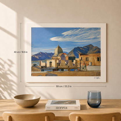 Edward Hopper Construction in Mexico Lithograph Arches 300gsm 42x59 cm