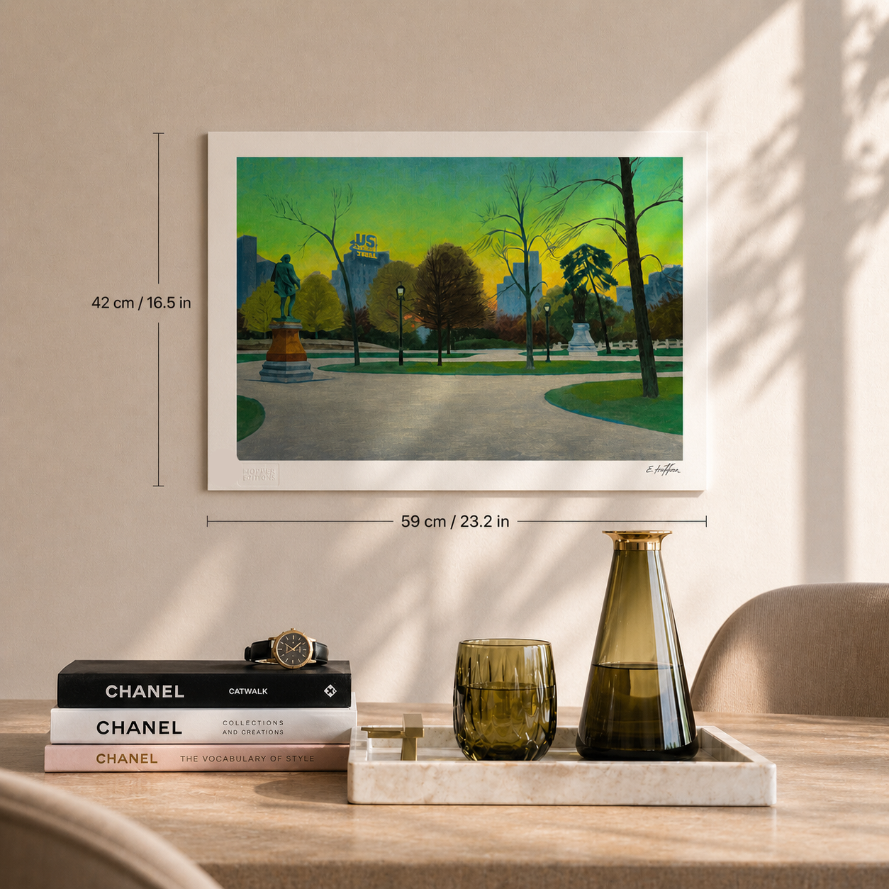 Edward Hopper Shakespeare at Dusk Lithograph Arches 300gsm 42x59 cm