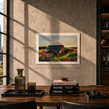 Edward Hopper Cobb's Barns, South Truro Lithograph Arches 300gsm 42x59 cm