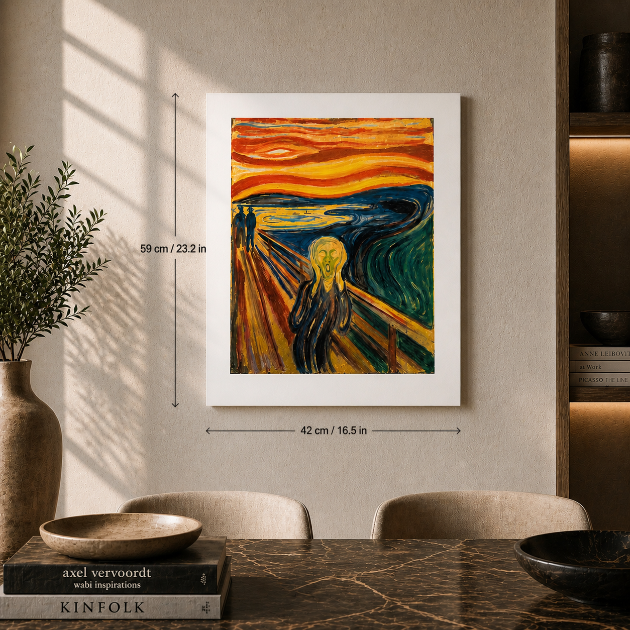 Edvard Munch The Scream Lithograph Arches 300gsm 42x59 cm
