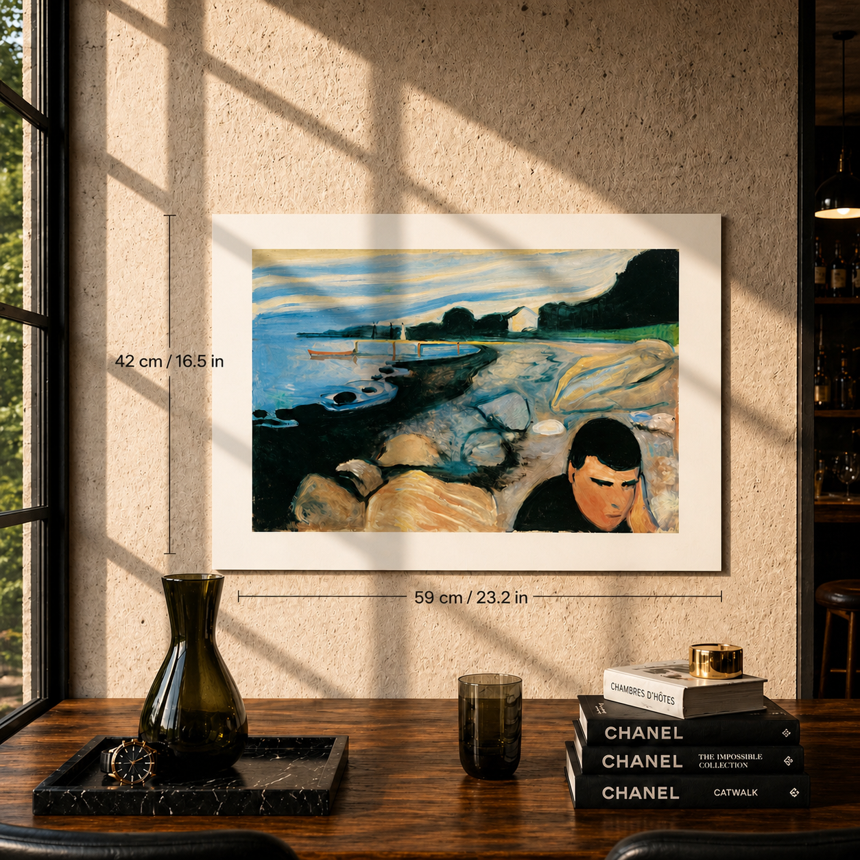 Edvard Munch Melancholy Lithograph Arches 300gsm 42x59 cm