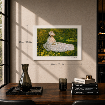 Claude Monet Time of Spring Lithograph Arches 300gsm 42x59 cm