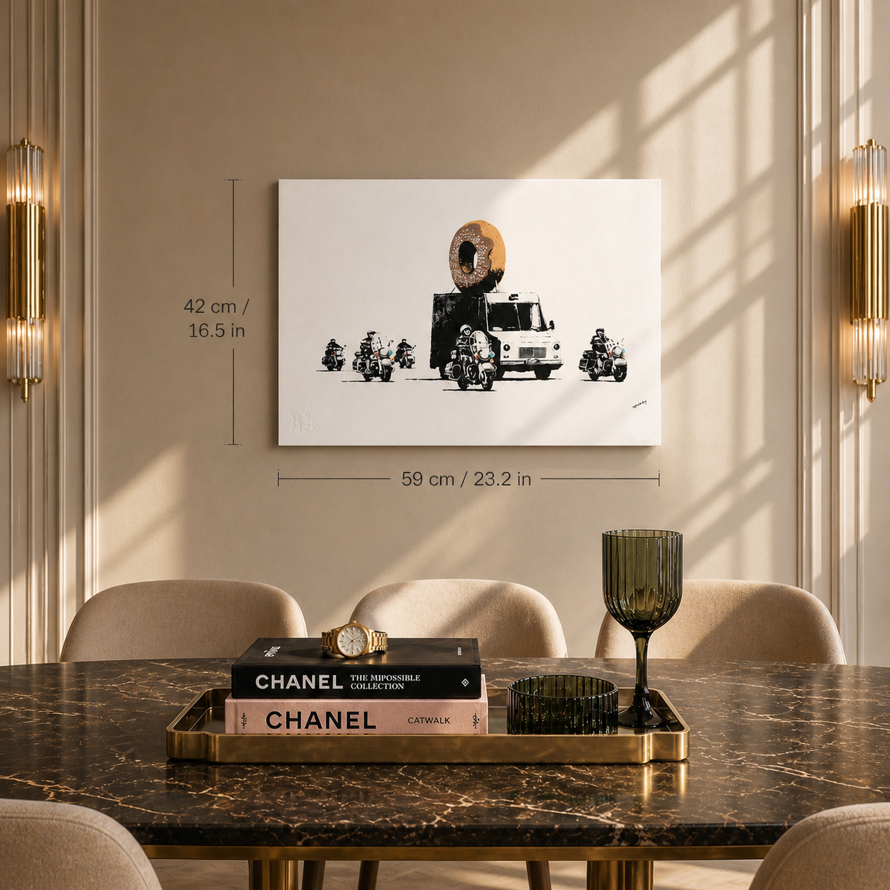 Banksy Donut Lithograph Arches 300gsm 42x59 cm