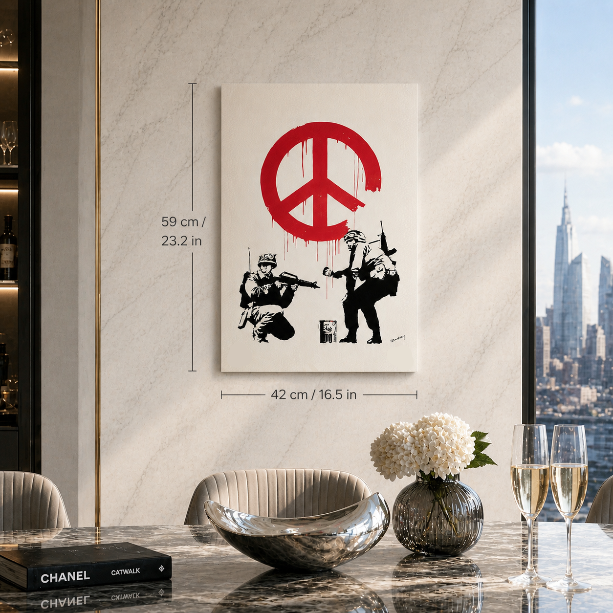 Banksy CND Soldiers Lithograph Arches 300gsm 42x59 cm