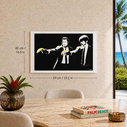 Banksy Pulp Fiction Lithograph Arches 300gsm 42x59 cm