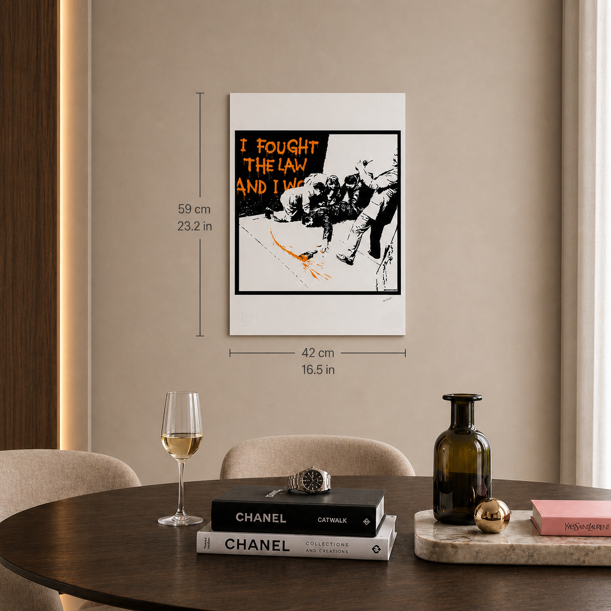 Banksy HMV Lithograph Arches 300gsm 42x59 cm