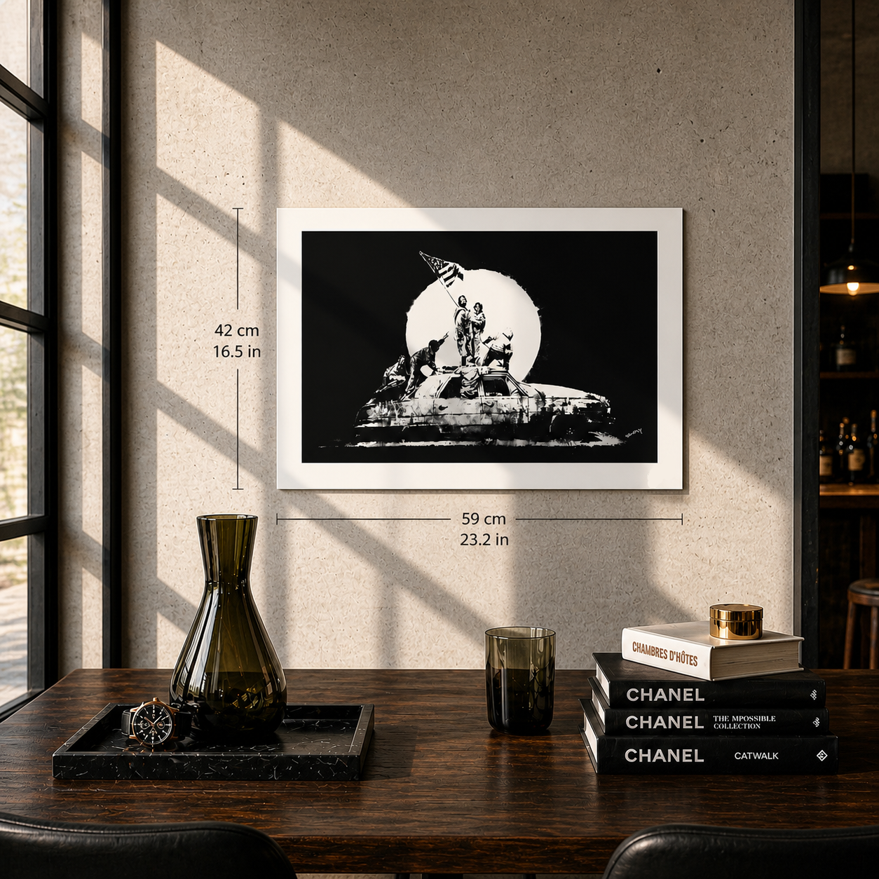 Banksy Flag Lithograph Arches 300gsm 42x59 cm