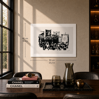 Banksy Morons Lithograph Arches 300gsm 42x59 cm