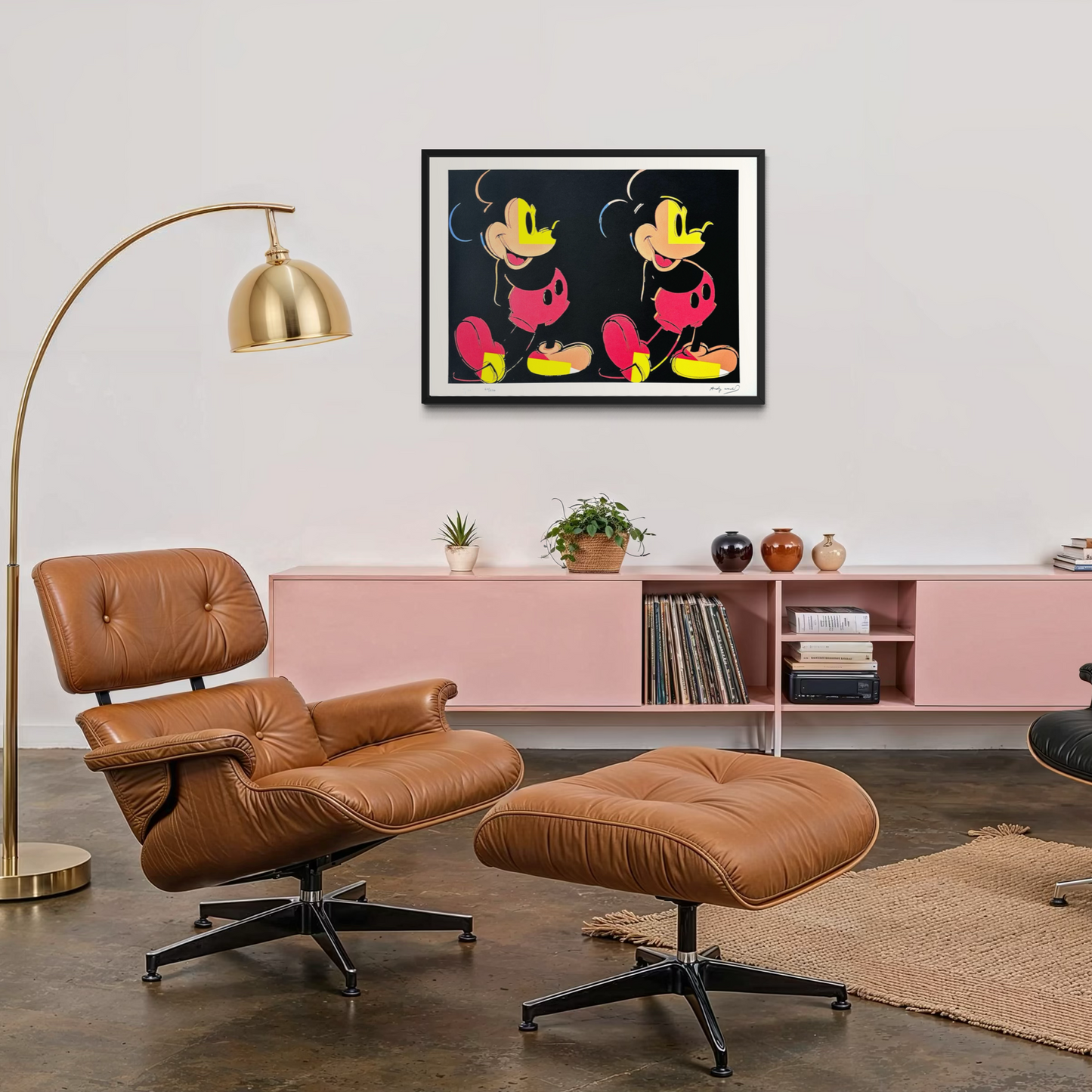 Andy Warhol Double Mickey multi-coloured Lithograph Arches 300gsm 42x59 cm
