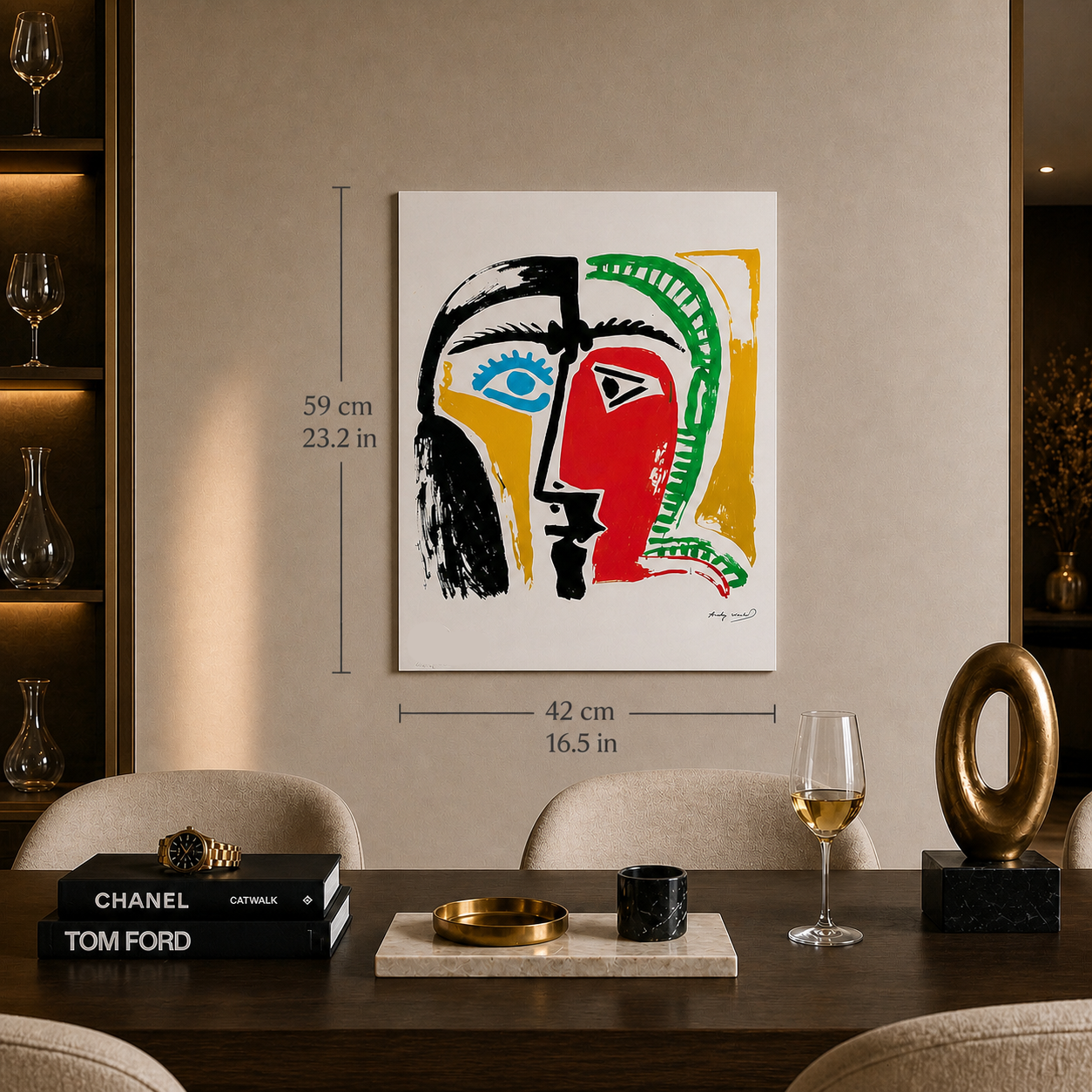 Andy Warhol Picasso Lithograph Arches 300gsm 42x59 cm