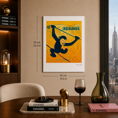 Andy Warhol Monkey Lithograph Arches 300gsm 42x59 cm
