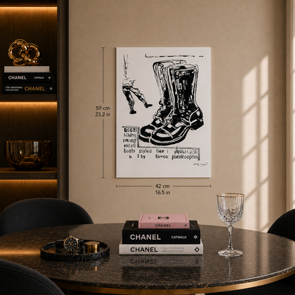 Andy Warhol Paratrooper Boots Lithograph Arches 300gsm 42x59 cm