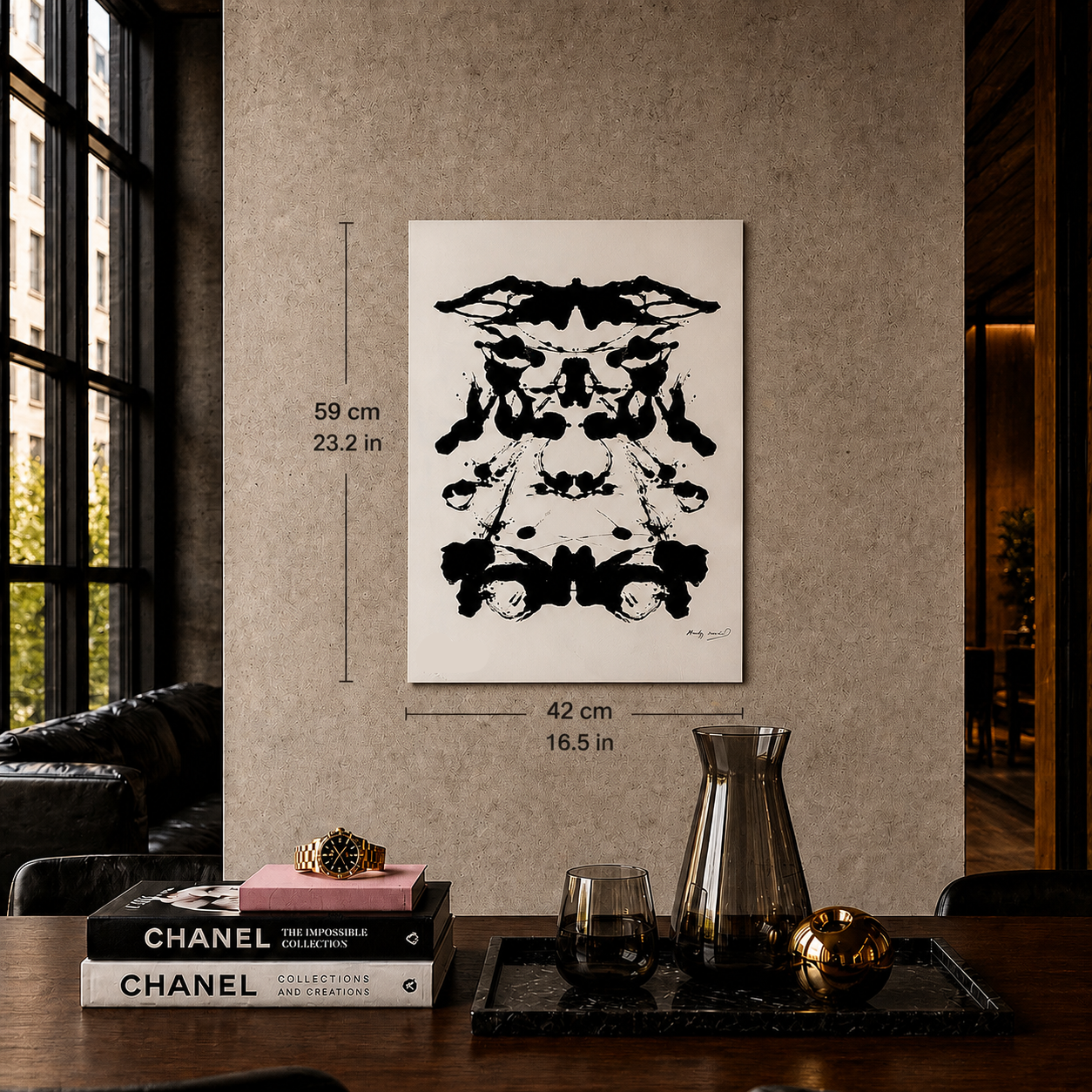 Andy Warhol Rorschach Lithograph Arches 300gsm 42x59 cm