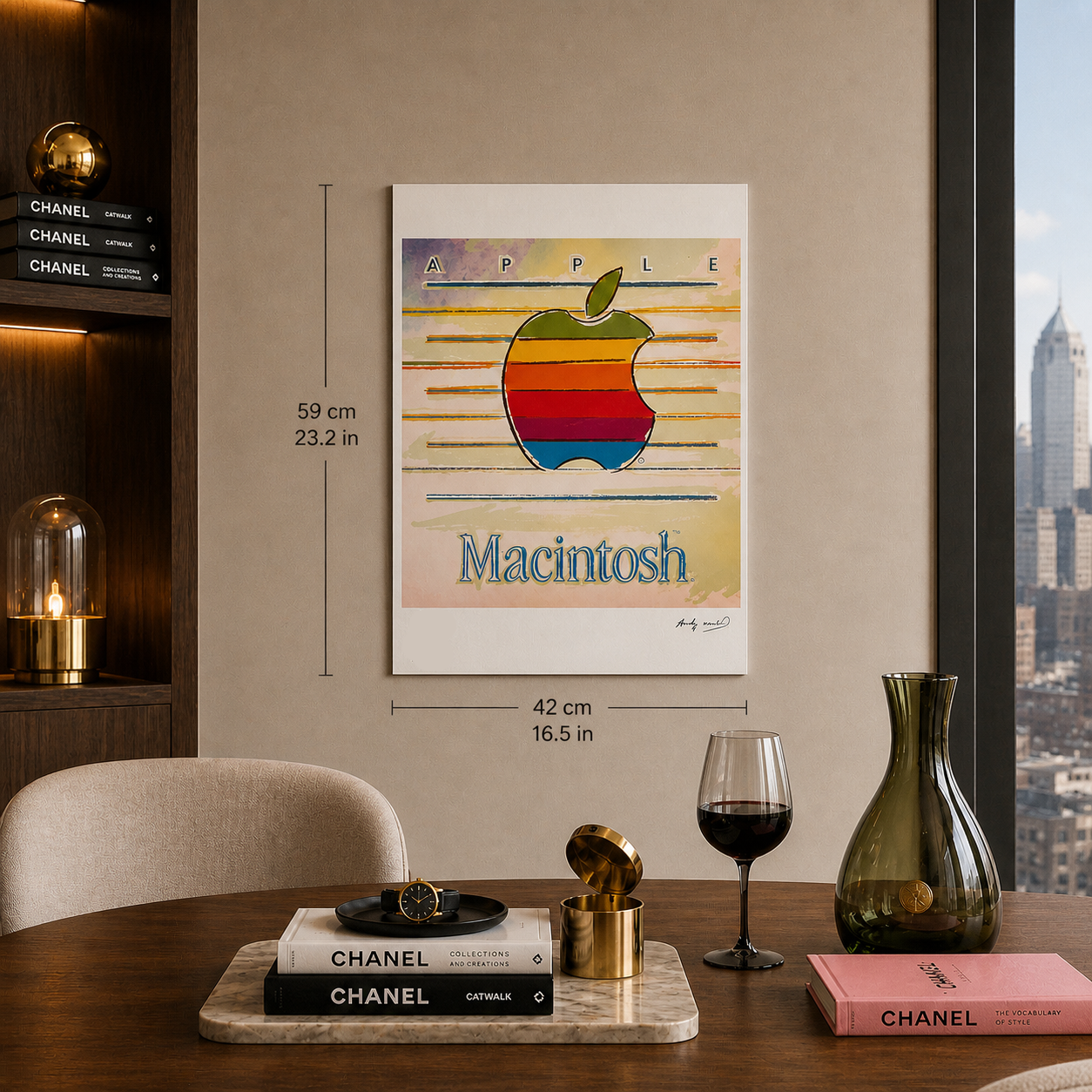 Andy Warhol Apple Lithograph Arches 300gsm 42x59 cm