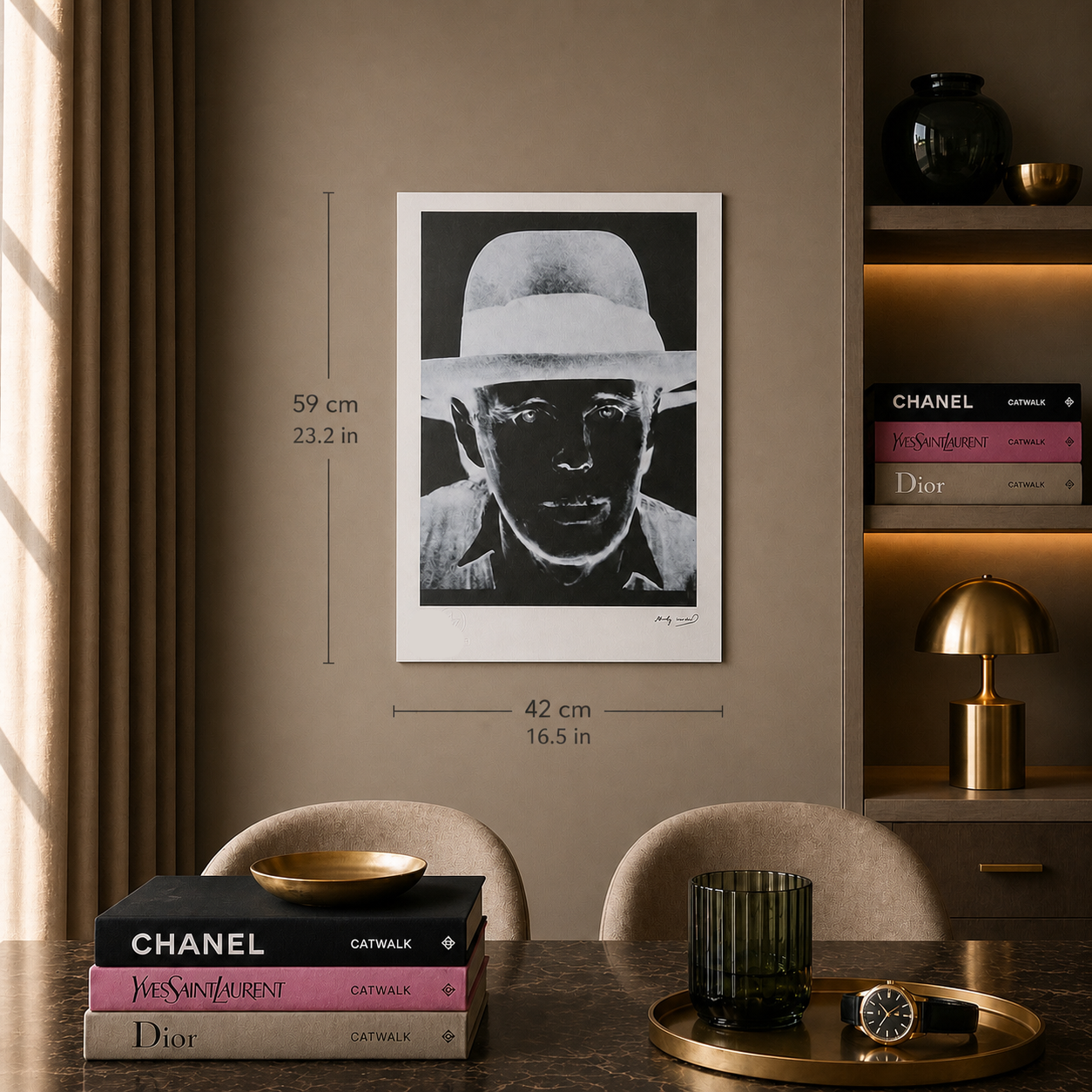 Andy Warhol Joseph Beuys Lithograph Arches 300gsm 42x59 cm
