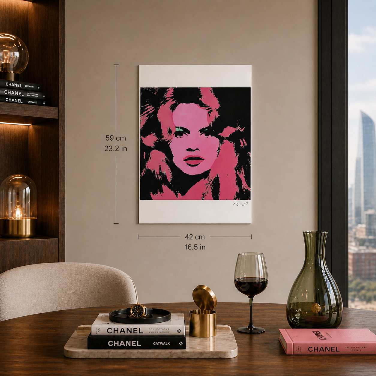 Andy Warhol Brigitte Bardot (Rose) Lithograph Arches 300gsm 42x59 cm