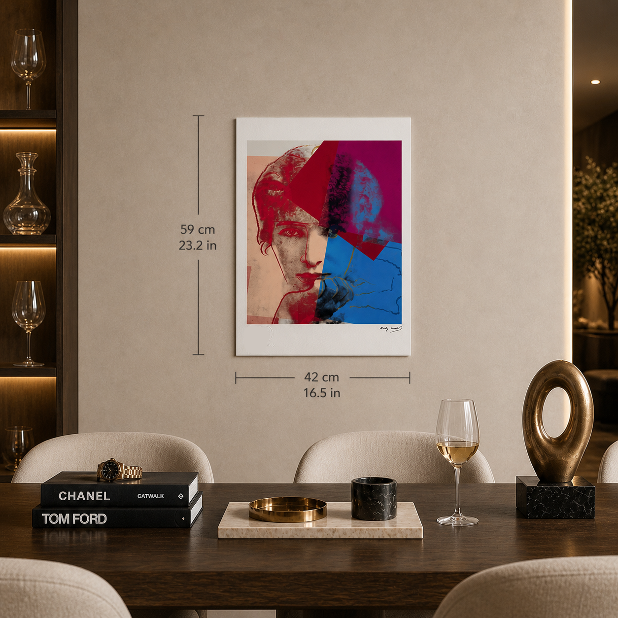 Andy Warhol Sarah Bernhardt Lithograph Arches 300gsm 42x59 cm