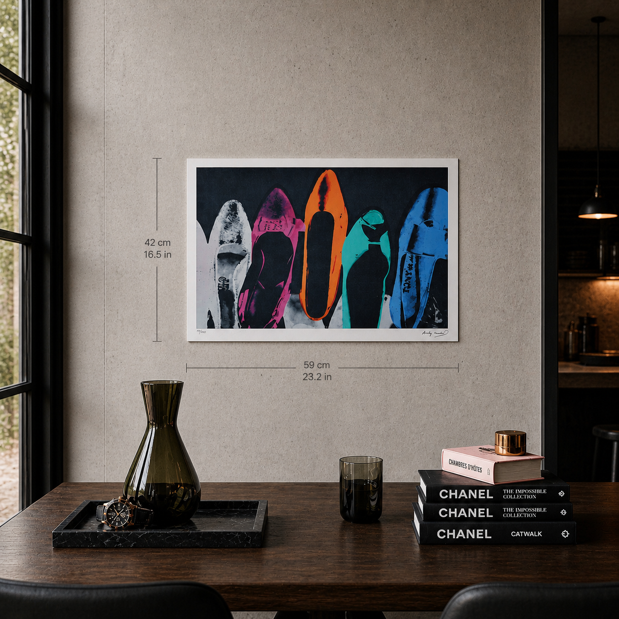Andy Warhol Shoes Lithograph Arches 300gsm 42x59 cm