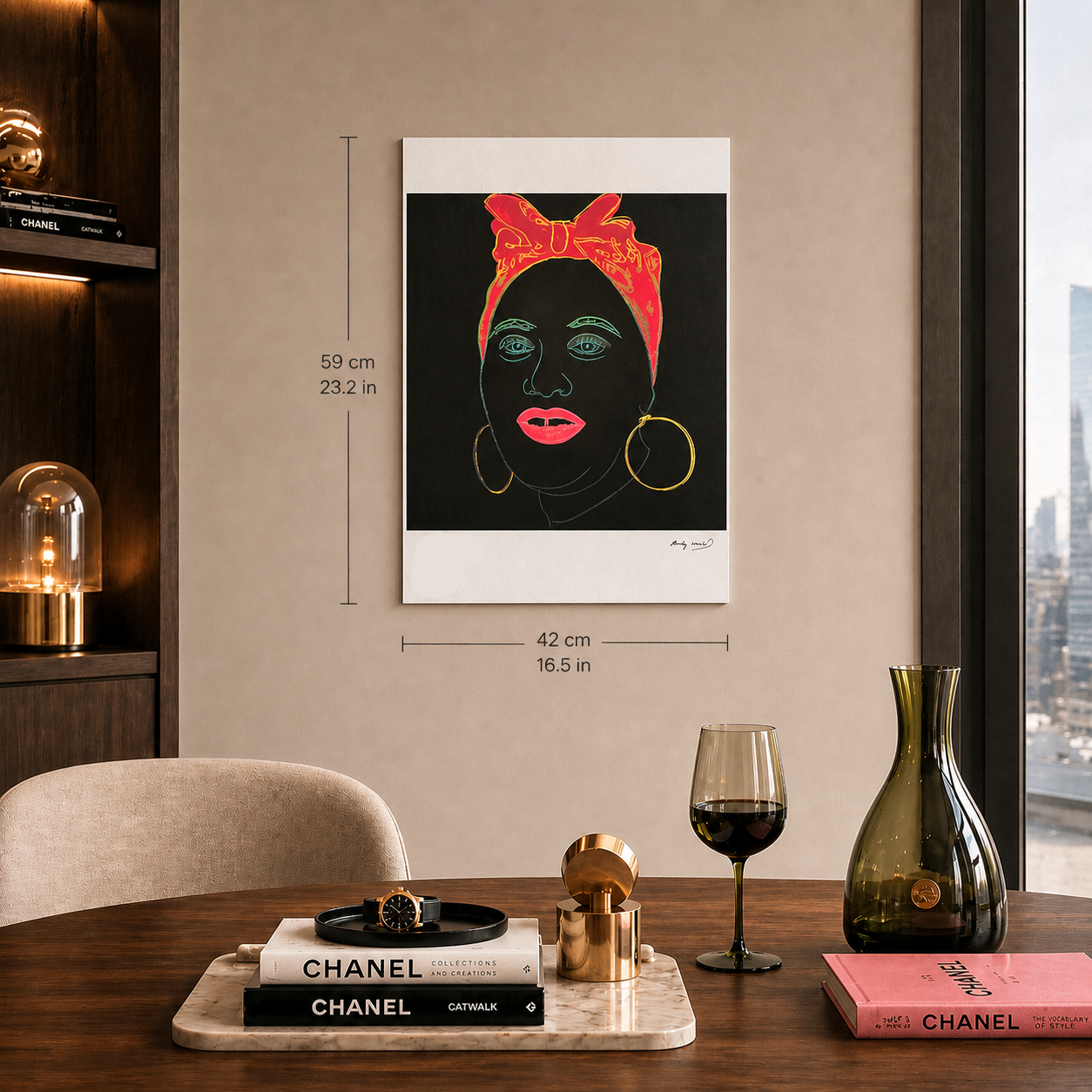 Andy Warhol Black Woman Lithograph Arches 300gsm 42x59 cm
