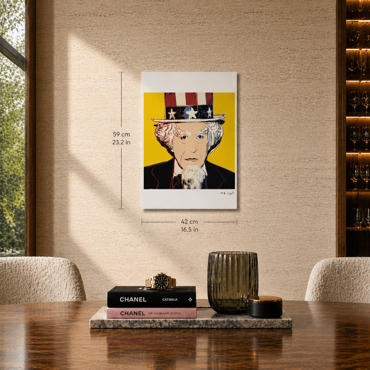 Andy Warhol Uncle Sam Lithograph Arches 300gsm 42x59 cm