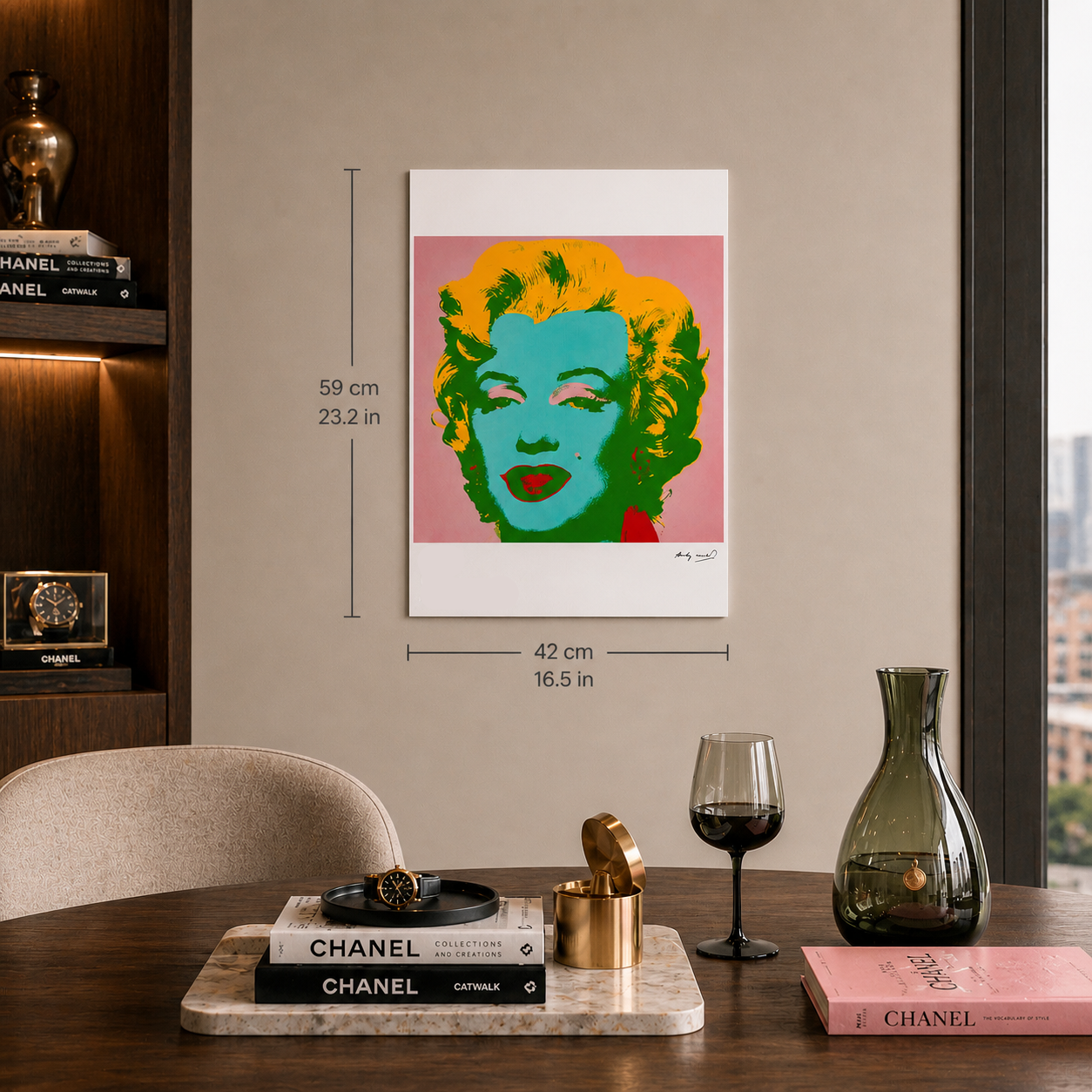 Andy Warhol Marilyn Monroe (Pink) Lithograph Arches 300gsm 42x59 cm